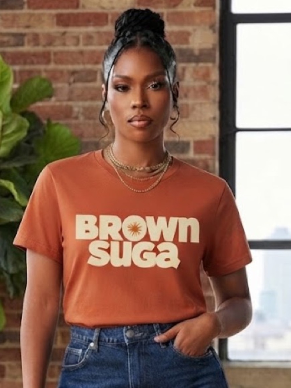 Legendary Rootz Brown Suga Graphic Tee Women's Size XL NWT T Shirt